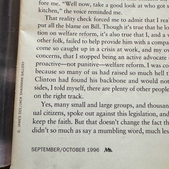 Vintage MS Magazine Set of 6 Women, Feminism 1996 - Picture 9 of 9